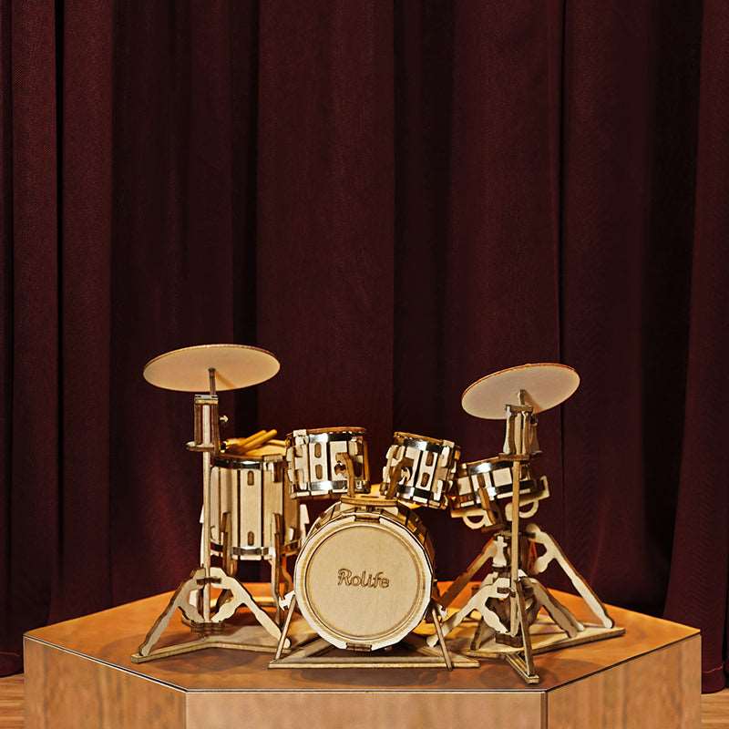 Drum Kit 3D Wooden Puzzle Rolife