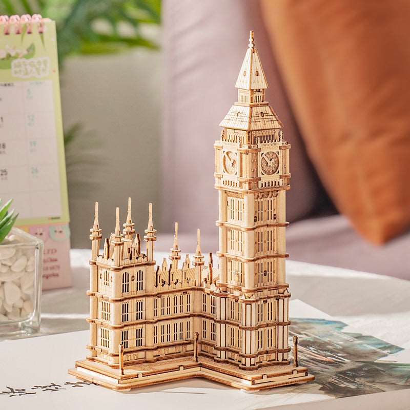 Big Ben With Lights TG507 Architecture 3D Wooden Puzzle