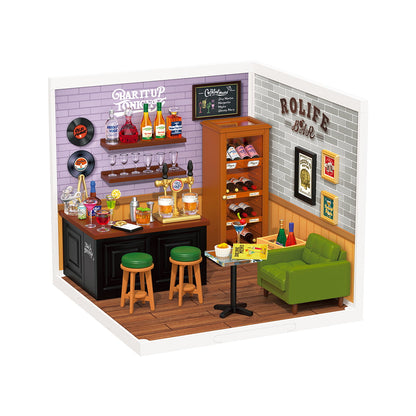 Rolife Leisurely Cheers Bar DIY Miniatyrhus DW012