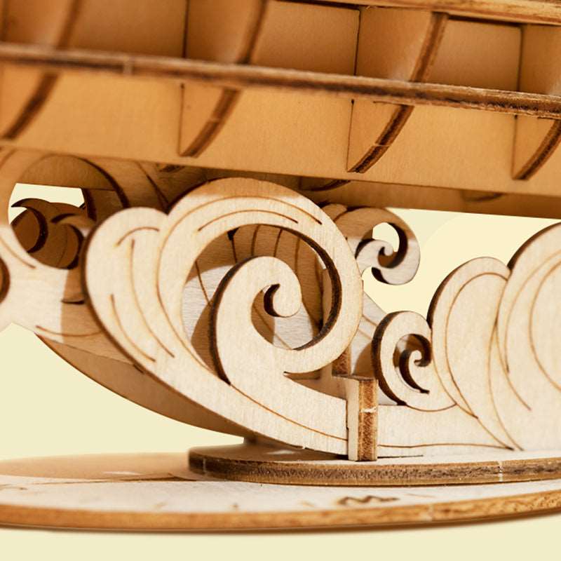 Fishing Ship Model 3D Wooden Puzzle