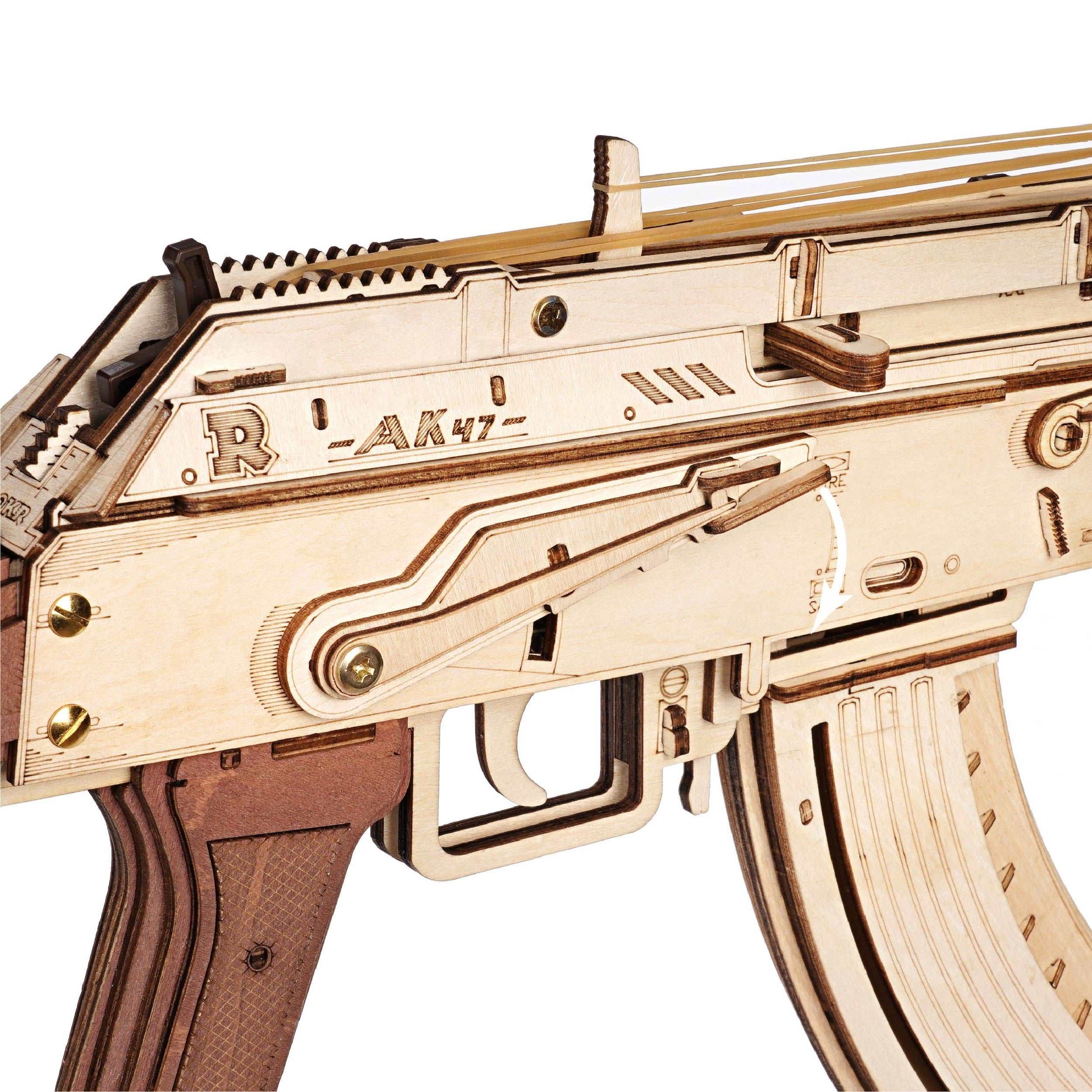 AK-47 Assault Rifle Toy Gun 3D Wooden Puzzle ROKR