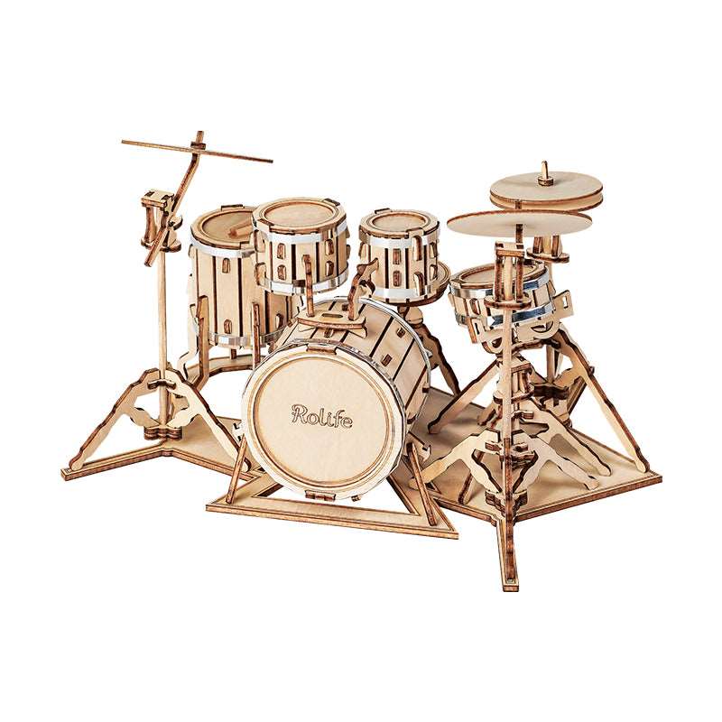 Drum Kit 3D Wooden Puzzle