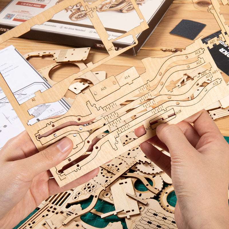 Electric Guitar Model 3D Wooden Puzzle