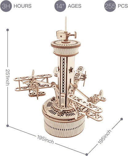 Air Vehicle Mechanical Airship 3D Wooden Puzzle ROKR