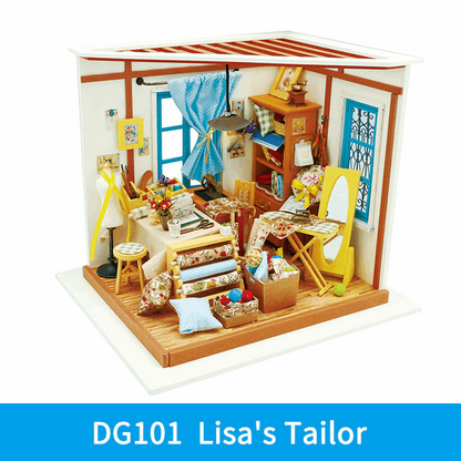 DIY Wooden Miniature Dollhouses