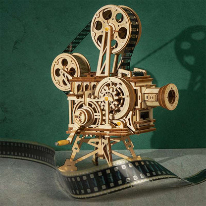 Vitascope Movie Projector 3D Wooden Puzzle ROKR LK601