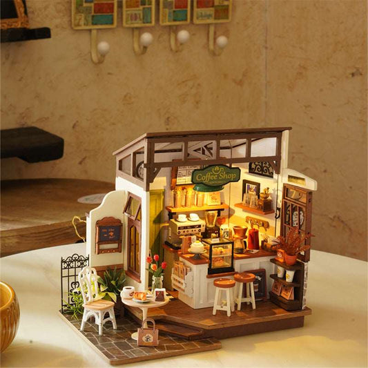 Slow Life Café Miniature House Rolife DG162