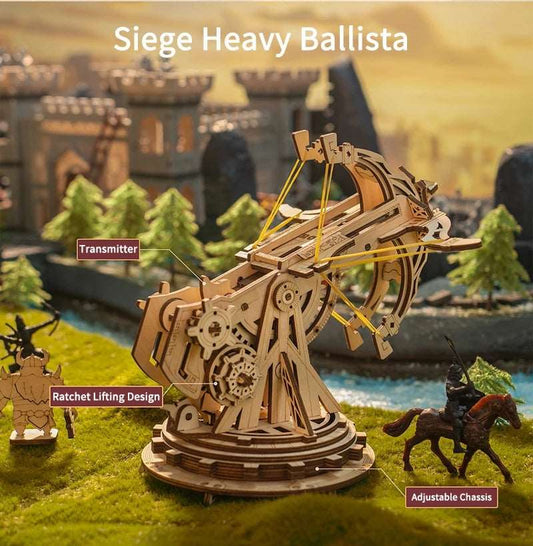 Heavy Siege Weapons 3D Wooden Puzzle