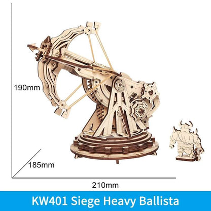 Heavy Siege Weapons 3D Wooden Puzzle