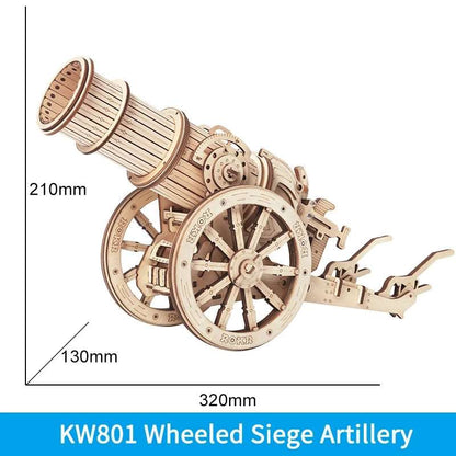 Heavy Siege Weapons 3D Wooden Puzzle