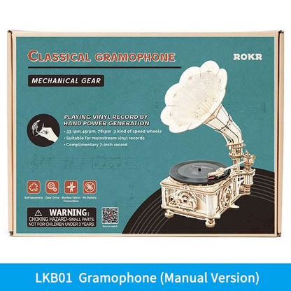 Classic Gramophone 3D Wooden Puzzle