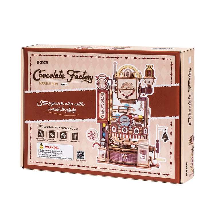 Chocolate Factory Marble Run 3D Wooden Puzzle