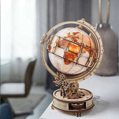 Luminous Globe 3D Wooden Puzzle ROKR