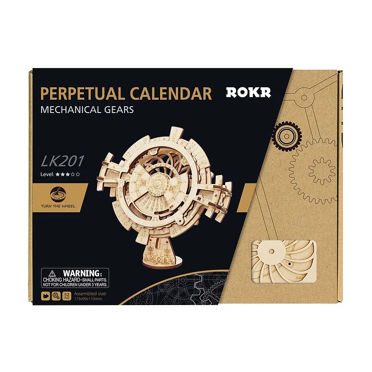 Perpetual Calendar 3D träpussel