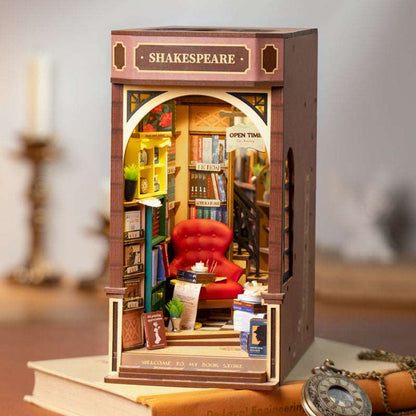 Bookstore DIY Book Nook Shelf Insert Kit Rolife