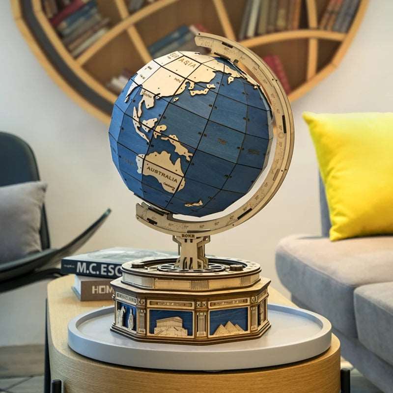 The Globe Model 3D Wooden Puzzle