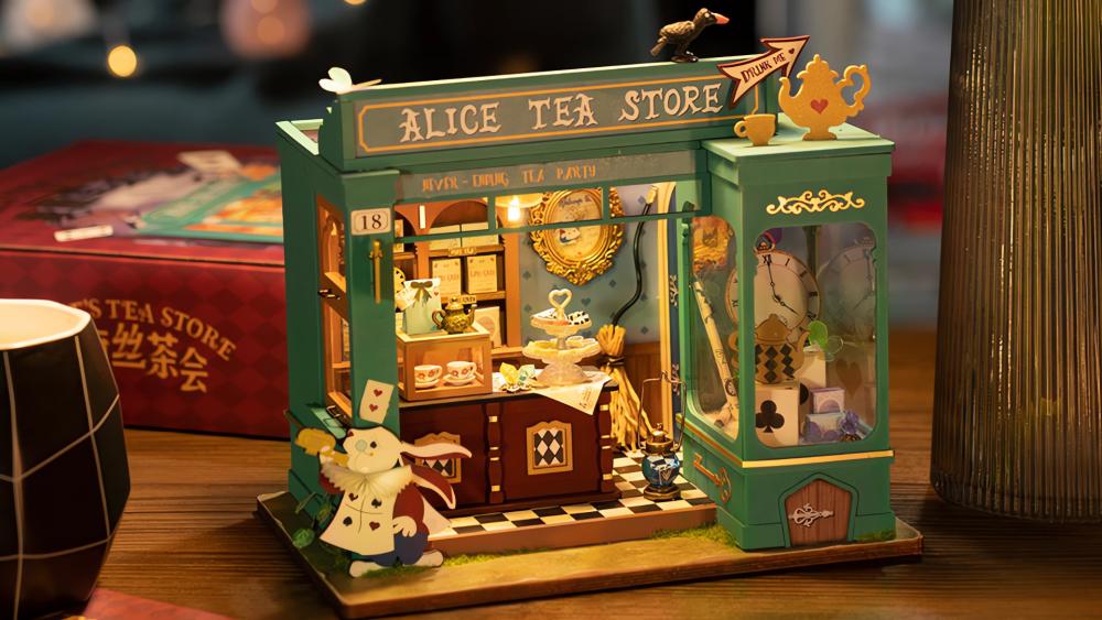 Rolife Miniature House Kit - Alice's Tea Store DG156