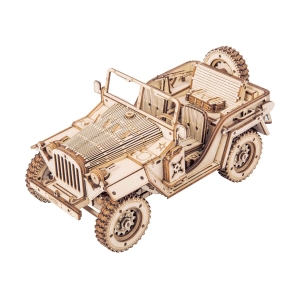 Army Jeep Scale Model 3D-träpussel MC701