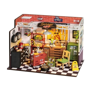 Garage Workshop DIY Miniatyrhus Kit DG165