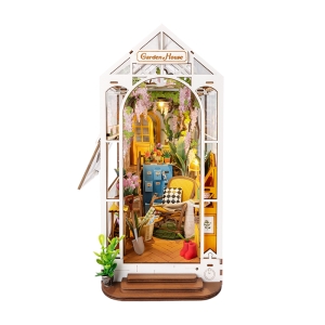 Holiday Garden House DIY Book Nook Kit TGB06