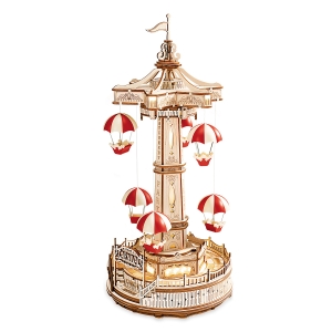 Parachute Tower DIY Music Box 3D 3D-träpussel EA01