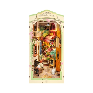 Rolife Floral Corner DIY Book Nook Hyllinsats Kit TGB09