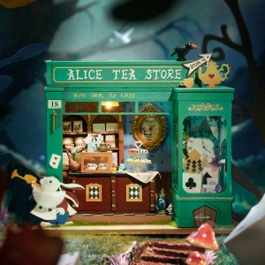 Miniatyrhus | Rolife Miniatyrhus Kit - Alice's Tea Store DG156