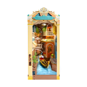Rolife Romantic Venice DIY Book Nook Hyllinsats Kit TGB08
