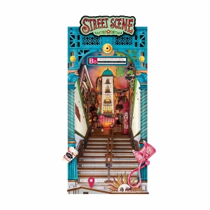 Rolife Street Scene DIY Book Nook Hyllinsats TGB13