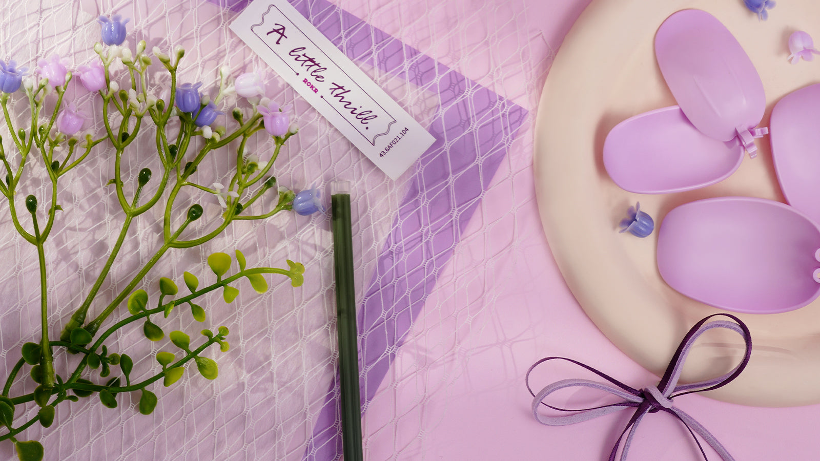 ROKR Purple Rose DIY Bouquet 3D Puzzle AF021