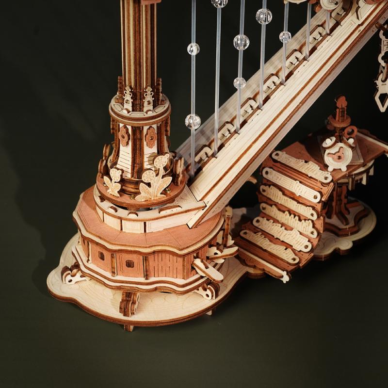 ROKR Magic Harp Music Box Wooden 3D Puzzle AMK71