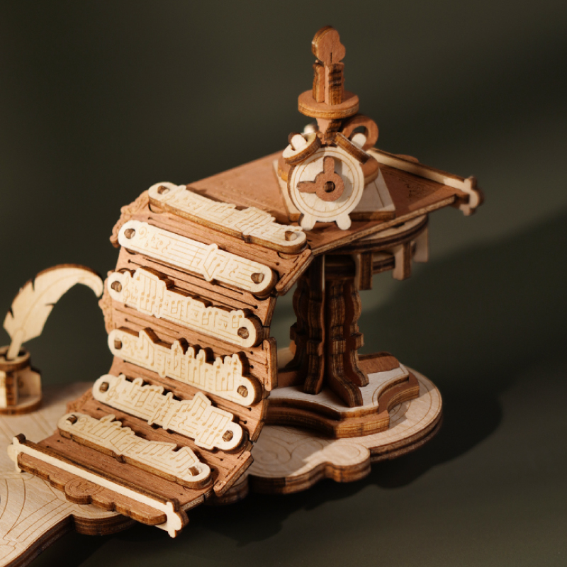ROKR Magic Harp Music Box Wooden 3D Puzzle AMK71
