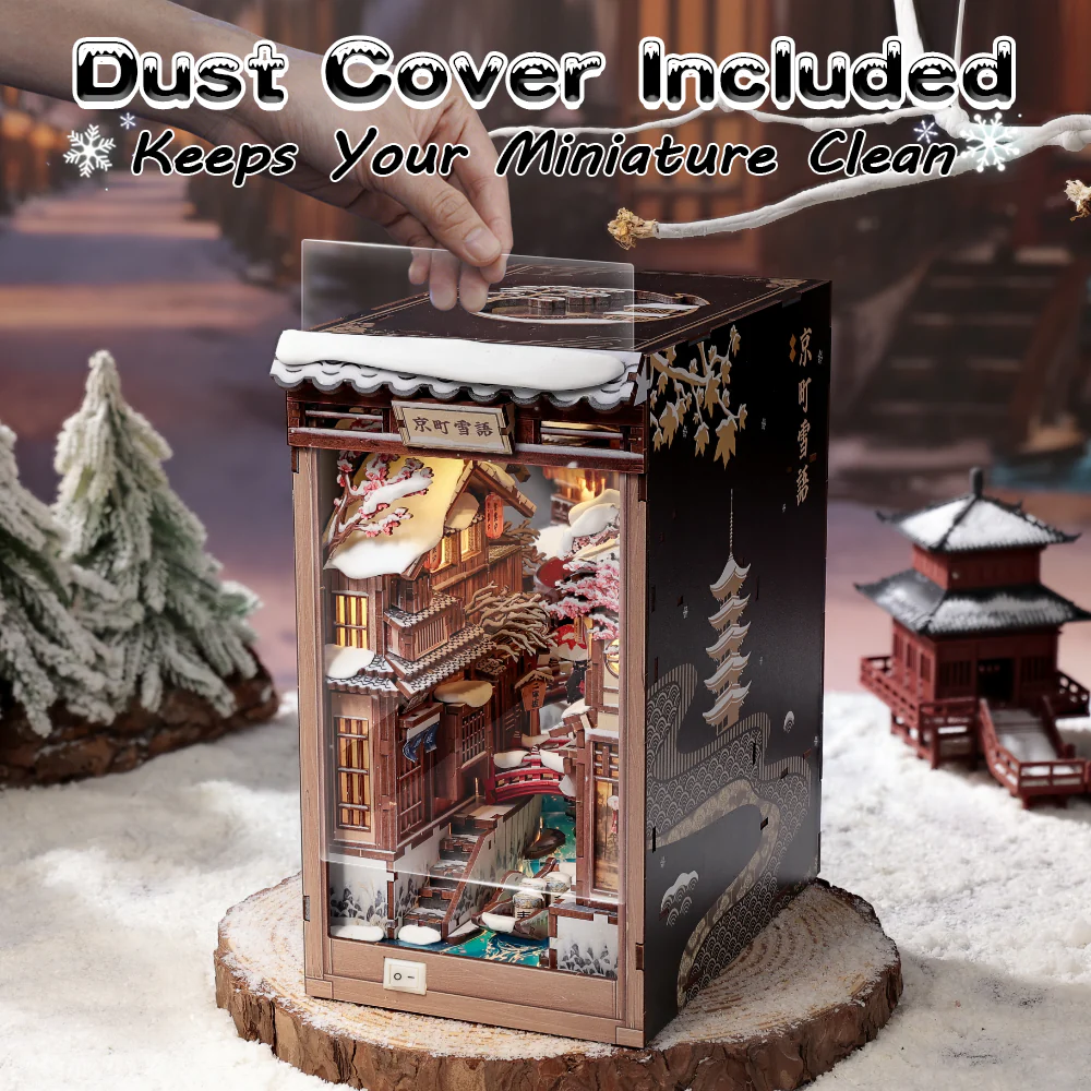 Kyoto Snow Whisper | CUTEBEE DIY Book Nook Kit | BJAA401