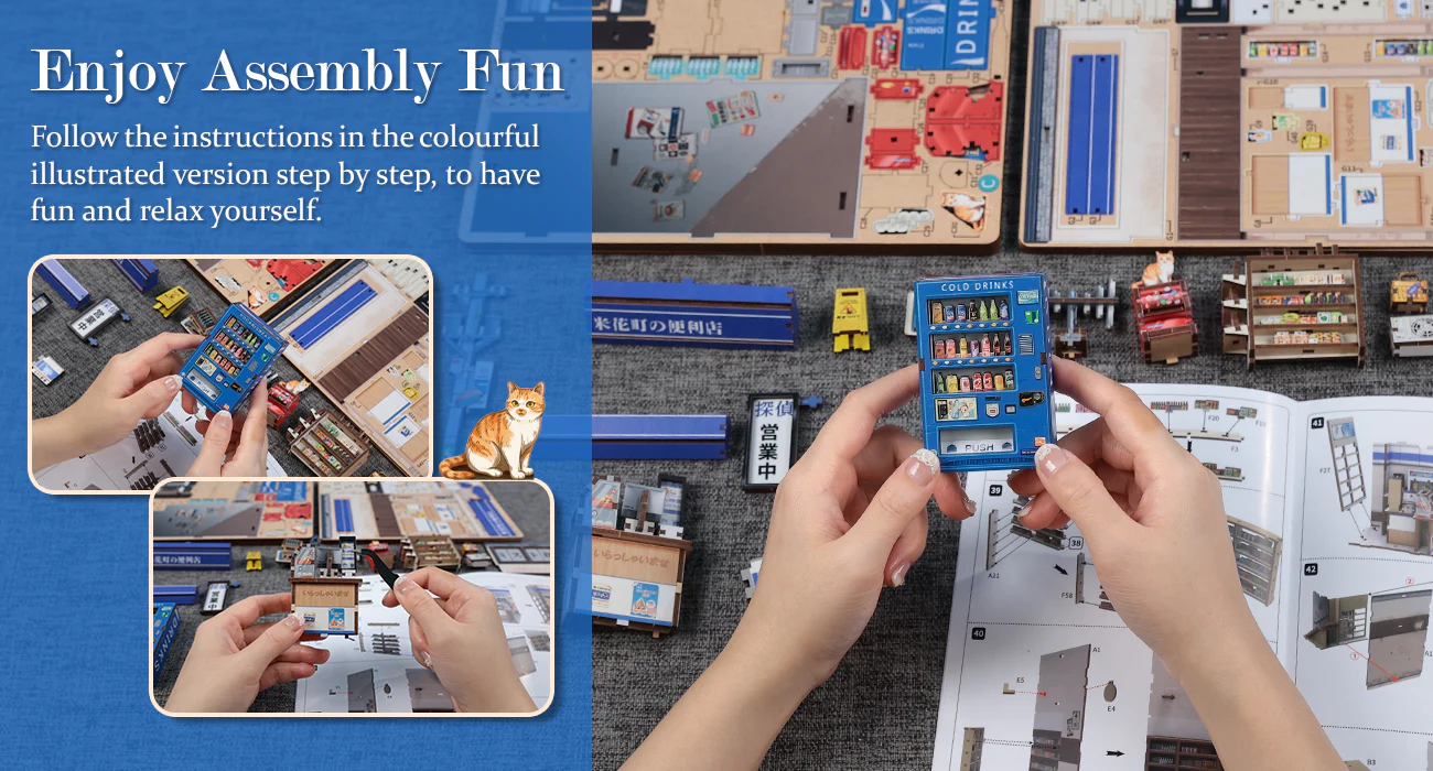 Beika-cho Convenience Store | CUTEBEE DIY Miniature House | CWGC222