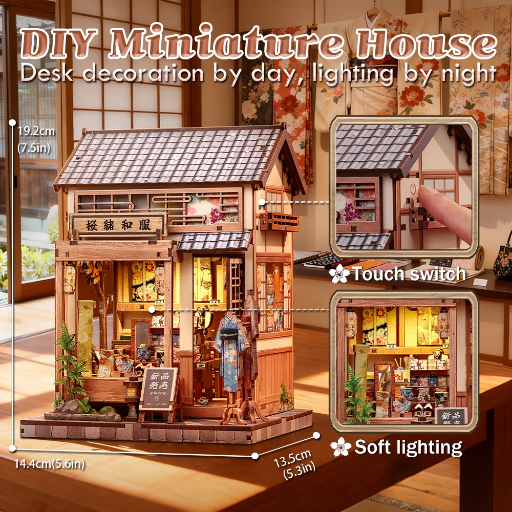 Sakura o kimono shop | CUTEBEE DIY Miniature House | CWGC223