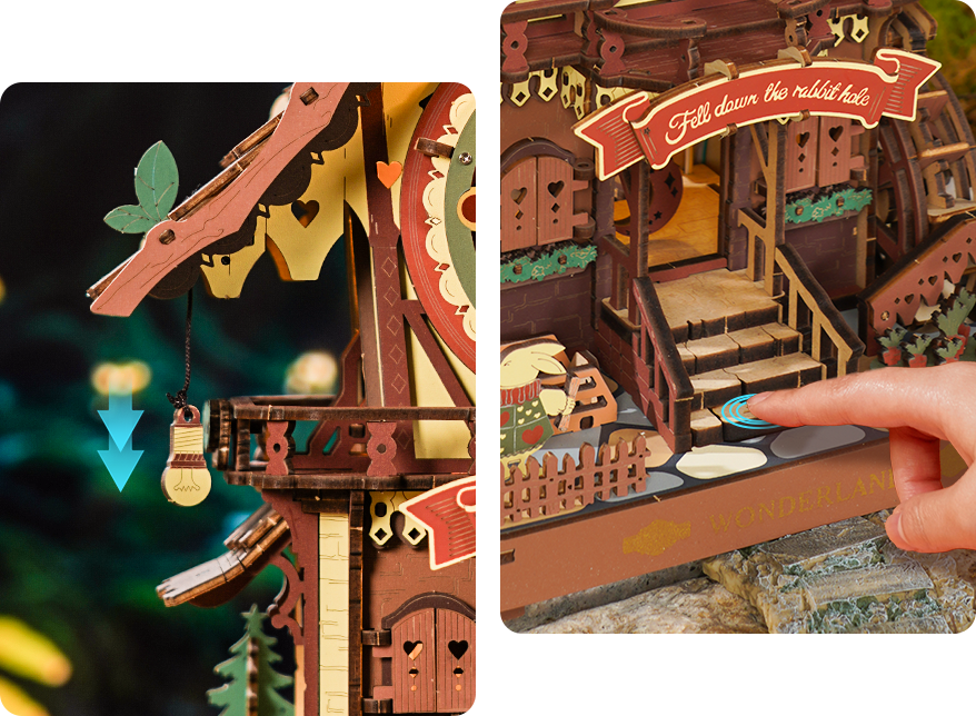 ROKR Cuckoo Clock Mechanical 3D Wooden Puzzle LC901C