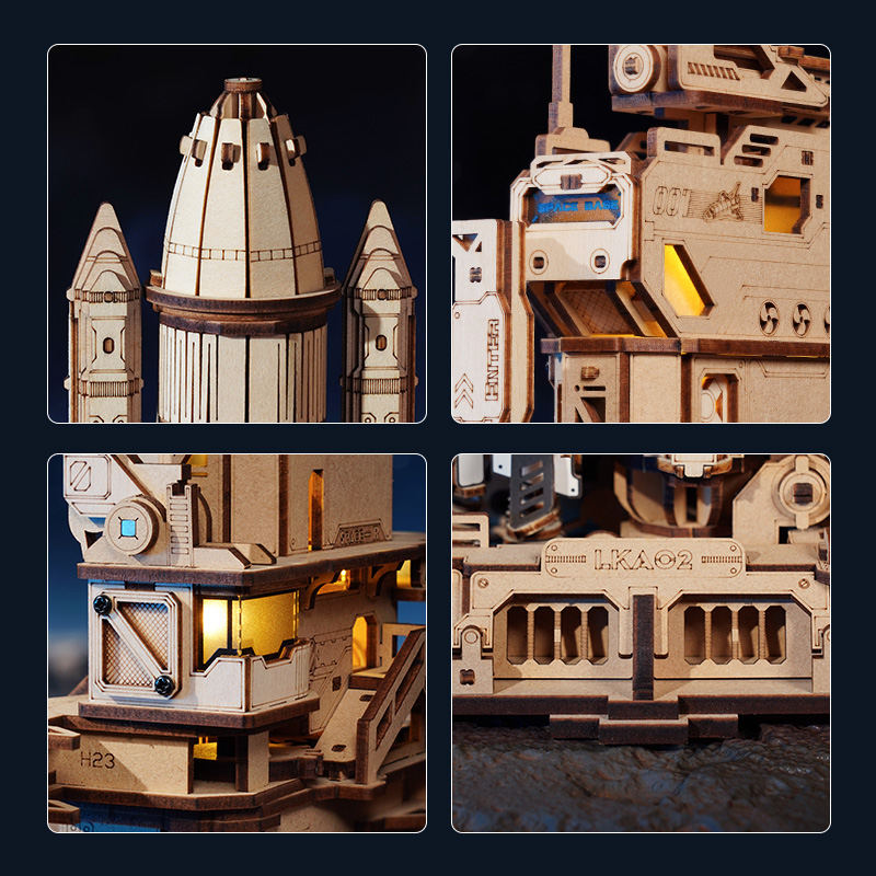 ROKR Space Shuttle 3D Wooden Puzzle LKA02