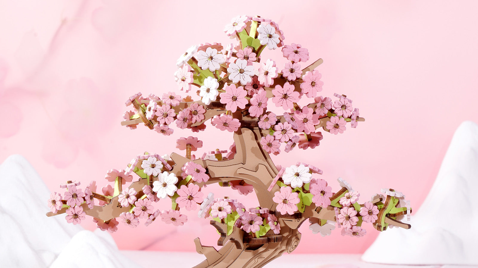 Rolife Sakura Bonsai DIY 3D-träpussel TG415