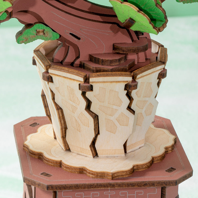 Rolife Evergreen Pine Bonsai DIY Wooden 3D Puzzle TG510
