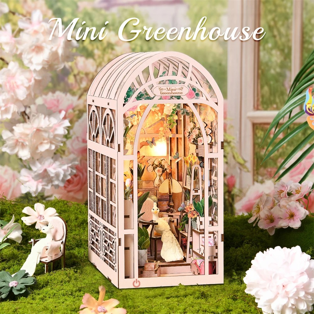 Greenhouse Sunlight Room Book Nook Kit YM06